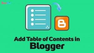 Easily Add Automatic Table of Contents in blogger post 1 add table of contents
